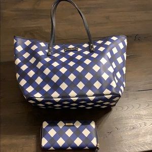 Kate Spade bag and wallet set
